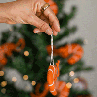 Bucket of Prawns - Christmas Ornaments (2 Pack)