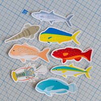 Fish Stickers - Vinyl Sticker Pack