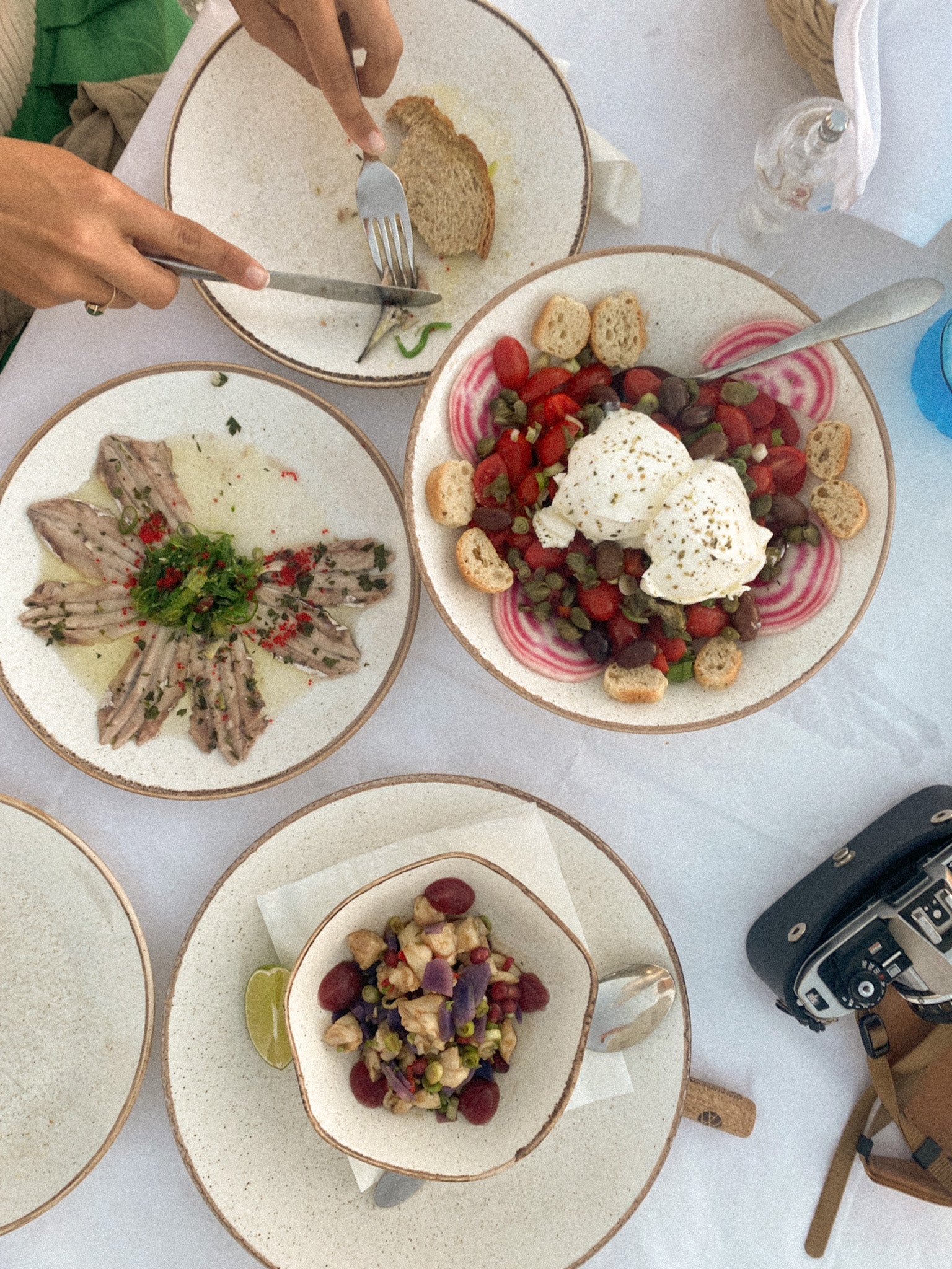 Dinner at Astakas. Location Klima, Milos, Greece