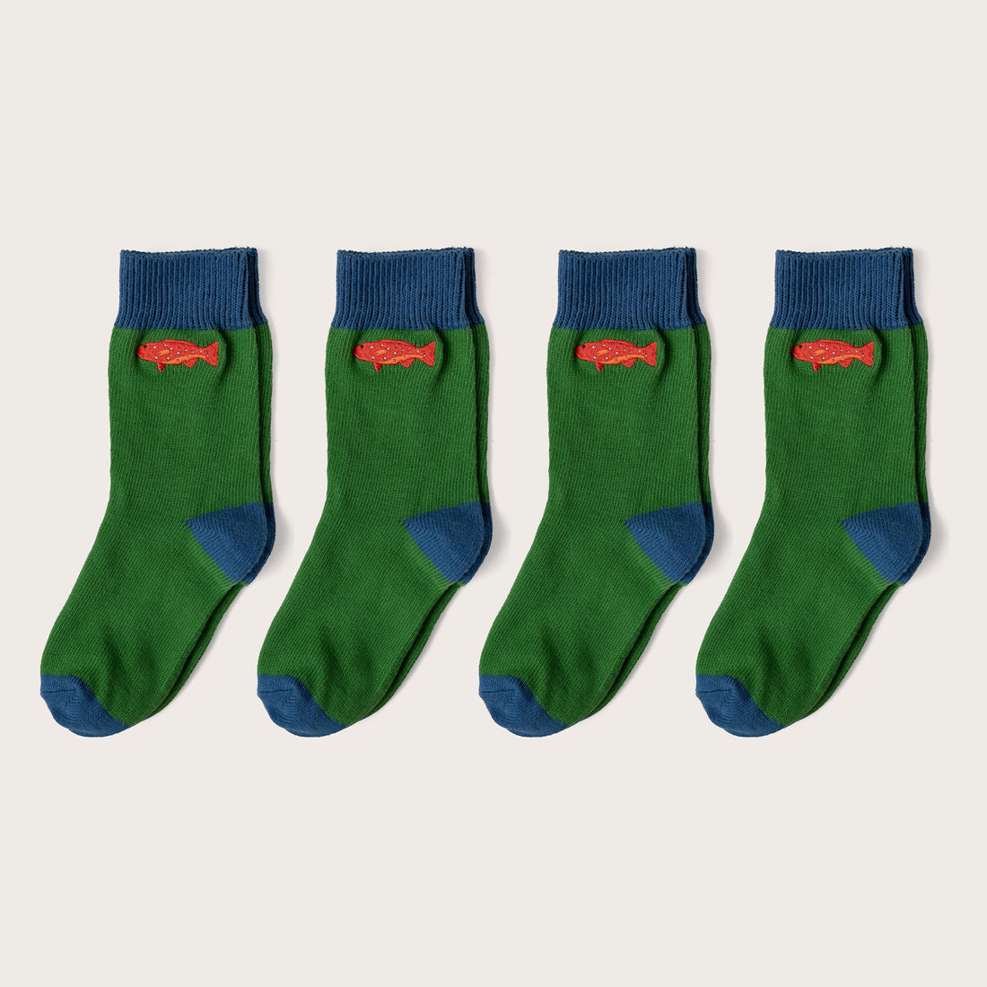 Coral Trout Socks 4-Pack