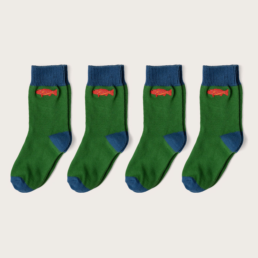 Coral Trout Socks 4-Pack