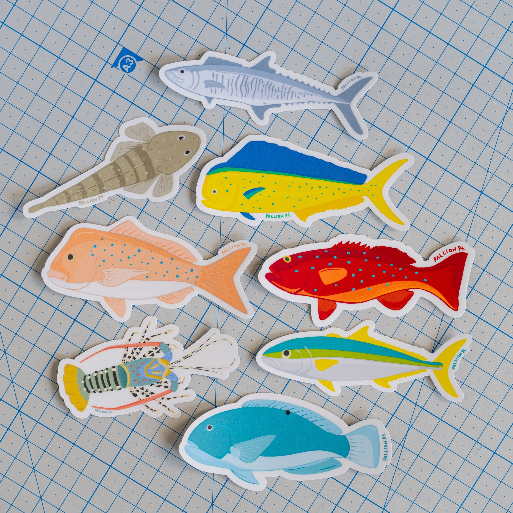 Fish Stickers - Vinyl Sticker Pack
