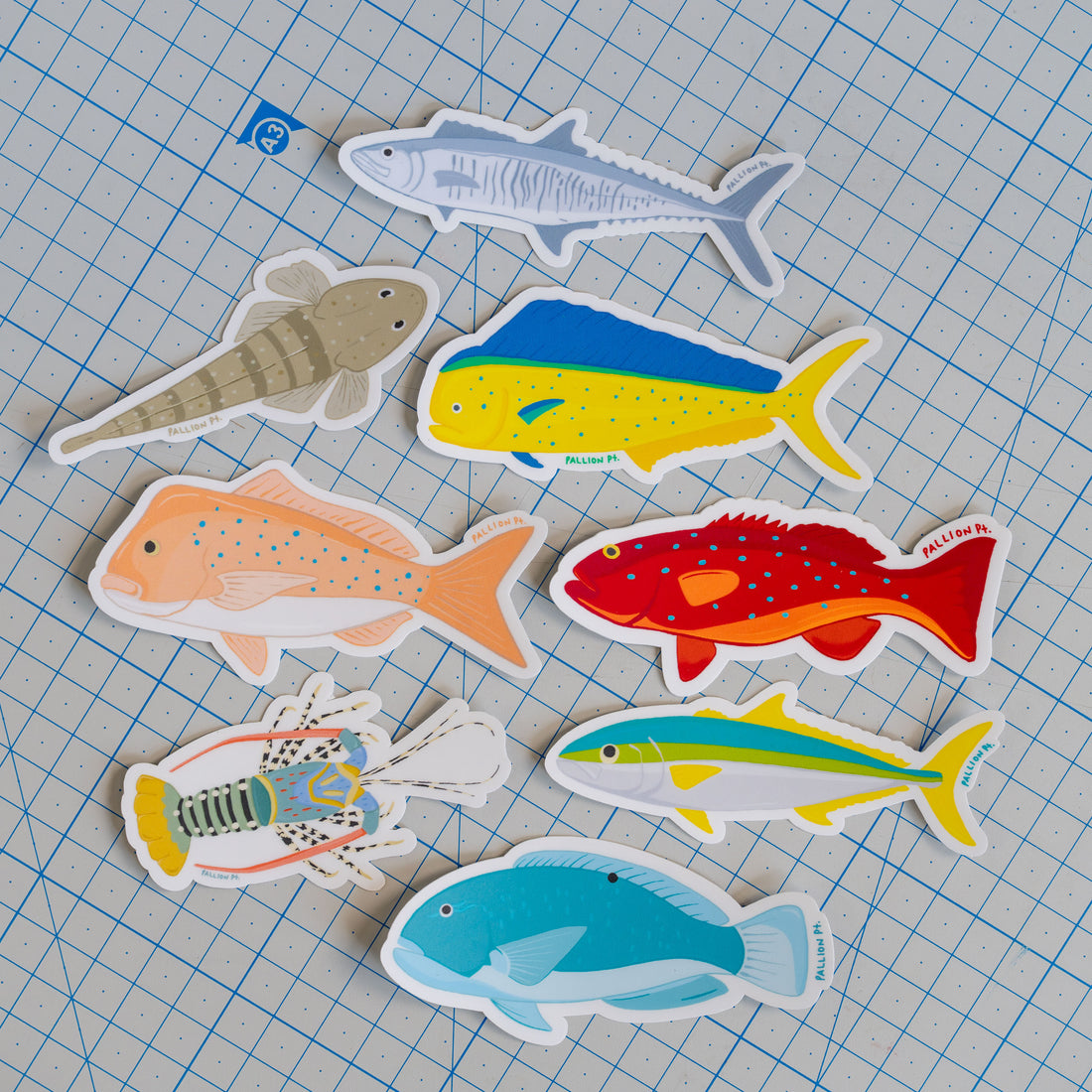 Fish Stickers - Vinyl Sticker Pack