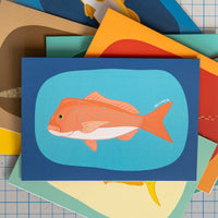 Fish Christmas Cards - Pack of 8